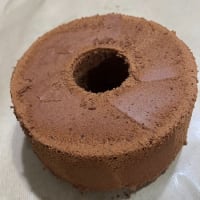 手作り「チョコレートシフォンケーキ」