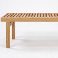岡山県の家具屋さんが作る竹集成材のベンチ