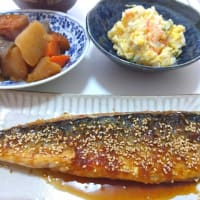 塩サバの甘辛コッテリ焼き
