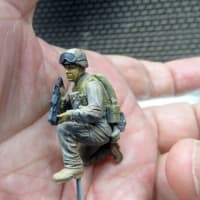 アメリカ海兵隊イラク MB 1/35 #5 スミ入れ・ウォッシング