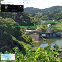 鉄道省信濃川水力発電工事材料運搬線　浅河原調整池