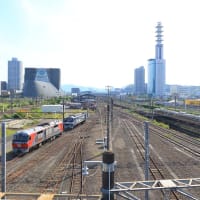 東海道線は吉原、富士、静岡貨物駅付近（２０２４年５月）