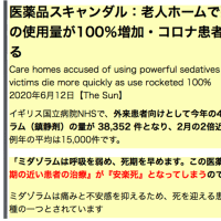 「がんは治療すべきではない」が世界の常識らしい。2021/03/06