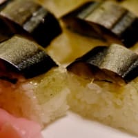 昼食は郷土料理をいただきました-三重県紀北町：「杉寿司」