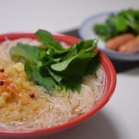 温かい素麺が好きなんです