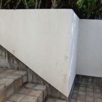 外壁塗り直し：ポスト周り内側