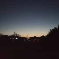 平和な暮れ時