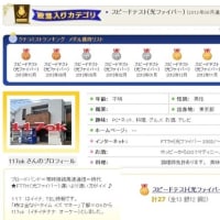 スピードテスト（光ファイバー）