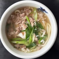 手打うどん たぐち＠鴨方町「肉うどん」