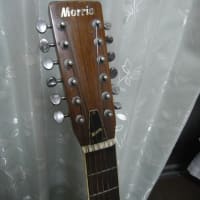 モーリス（Morris)12弦ギター3弦の副弦張替