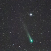 ★12/18レナード彗星が西空で見頃です。