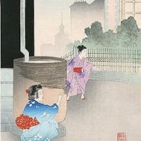 宮川春汀　子供風俗　2