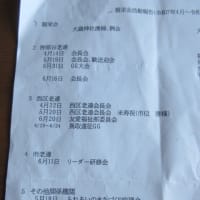 昨日は　氏神さんの　掃除と例会