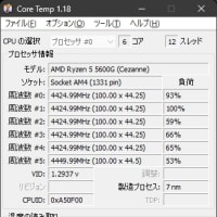 「Ryzen5 5600G」が届きました
