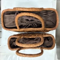 ちょっと小さめの山葡萄カゴバッグも入荷しました！