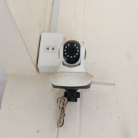 防犯カメラが、故障中。