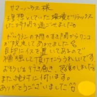 2025 3/22 お客様からのメッセージへのお礼