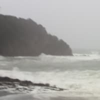 背景用素材　荒れた海1