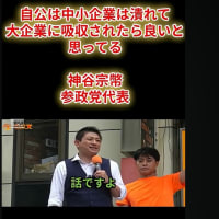 あるべき姿の政治家がしゃべってる　神谷宗幣
