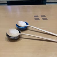 ラグーソースと木のスプーン