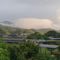 6/23(月)朝焼け&夕日に輝く里山〜🎵
