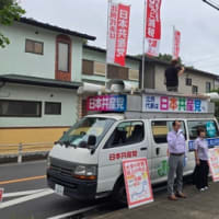 暑さ緩み参院比例柏を走る
