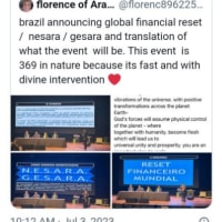 On 7/1, Brazile and Columbia announced about GESARA.ブラジルとコロンビアが世界的な金融リセットとその内容を発表