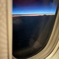 スイスへの旅　～　機内から