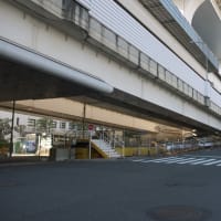 １月のレインボーブリッジ：展望室遊歩道入口からゆりかもめ芝浦ふ頭駅前へ　ＰＡＲＴ２