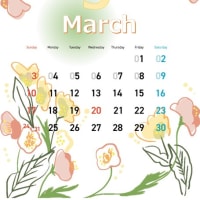 「３月のMyカレンダー」