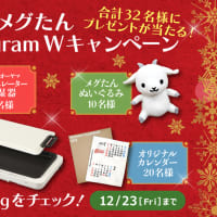 【12月のプレゼントキャンペーン】NTT-X Store × メグたん🎄Twitter＆Instagram Wキャンペーン