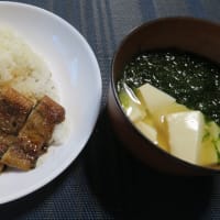 鰻、炊屋食堂の田舎定食・・・庶民の味。