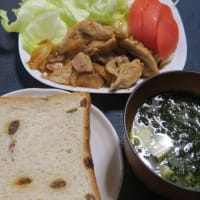 しようが焼き定食・・・庶民の味。