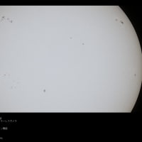 24/04/18  久しぶりの太陽黒点は、小さな黒点がたくさんありました！