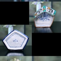妖怪染付五角ぐいのみ