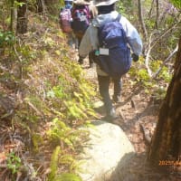 安佐町久地　岳山周回登山（２）　周回詳細　