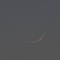 先週の１日月と三日月、、、