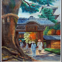 遍路する人々（善通寺）