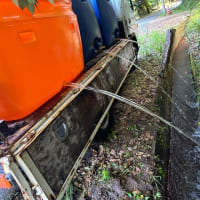 温泉寺池、水が渇水補給・8/5行者祭奉賛会役員会IN温泉寺薬師庵