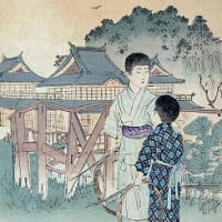 宮川春汀　子供風俗