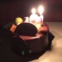 今年の誕生日ケーキ