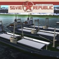  ゲーム | Workers & Resources Soviet Republic | 鉄鋼生産のための港湾準備