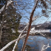 ★青木湖 美しい雪景色　2024