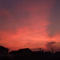 夏の夕方