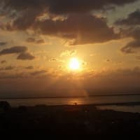 久しぶりの夕日