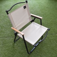フォールディングレジャーチェア（肘掛つき折りたたみ椅子）キャンプ椅子、ひじ掛け付きアウトドアチェア