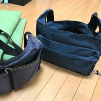 久しぶりにブログ更新(;^_^A　お散歩バッグを買い換えました。