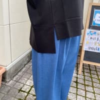 lelill  ベルテッドワイドパンツ