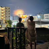 泉の花火