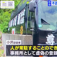 大阪の右翼団体が街宣車を車庫飛ばし